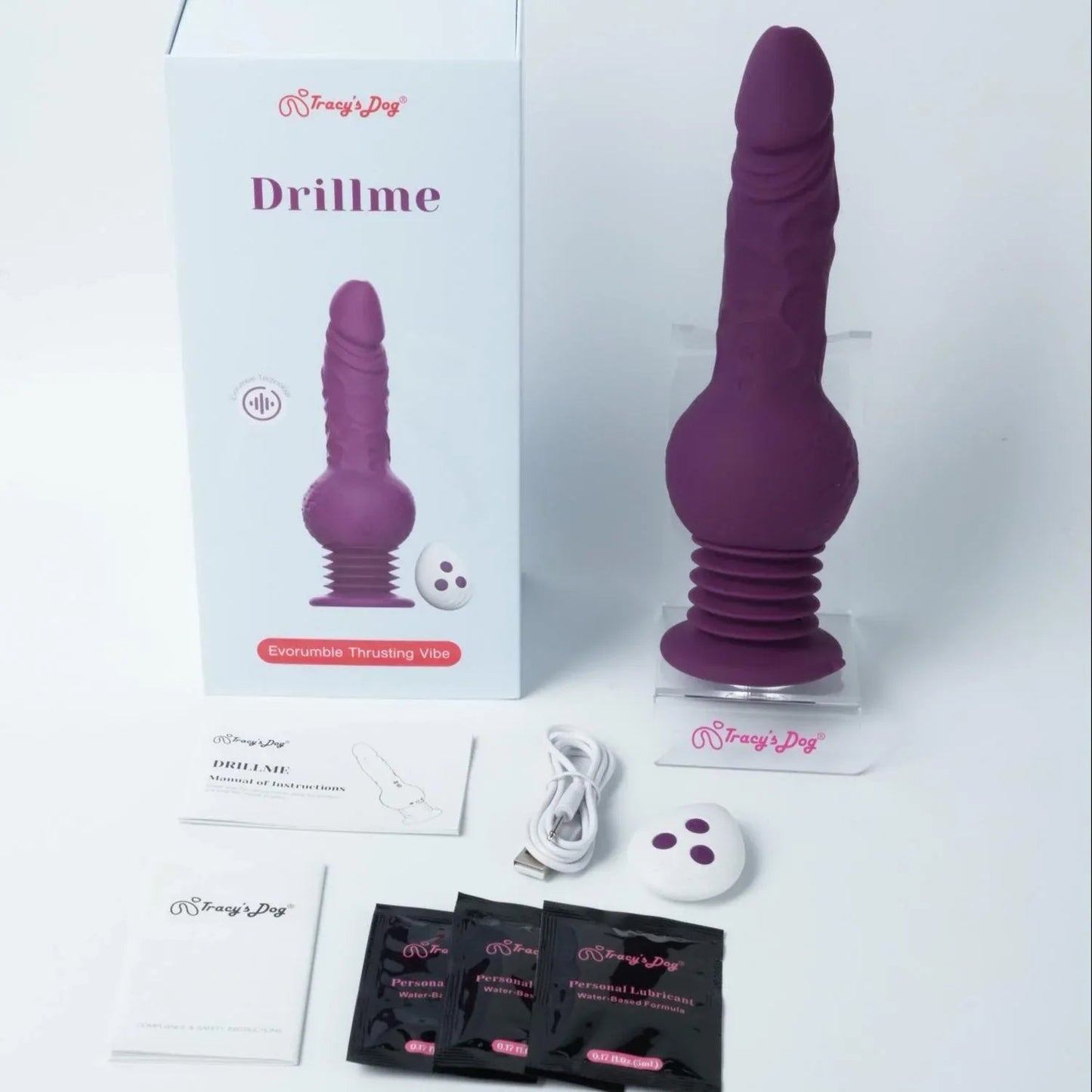 Drillme Thrusting Dildo Vibrator