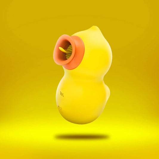 DucKing Sucking & Licking Rubber Duck Vibrator