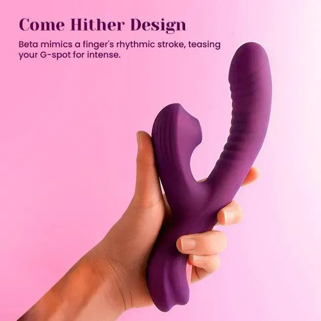 Beta Rabbit 3-in-1 Sucking, Swing Vibrator