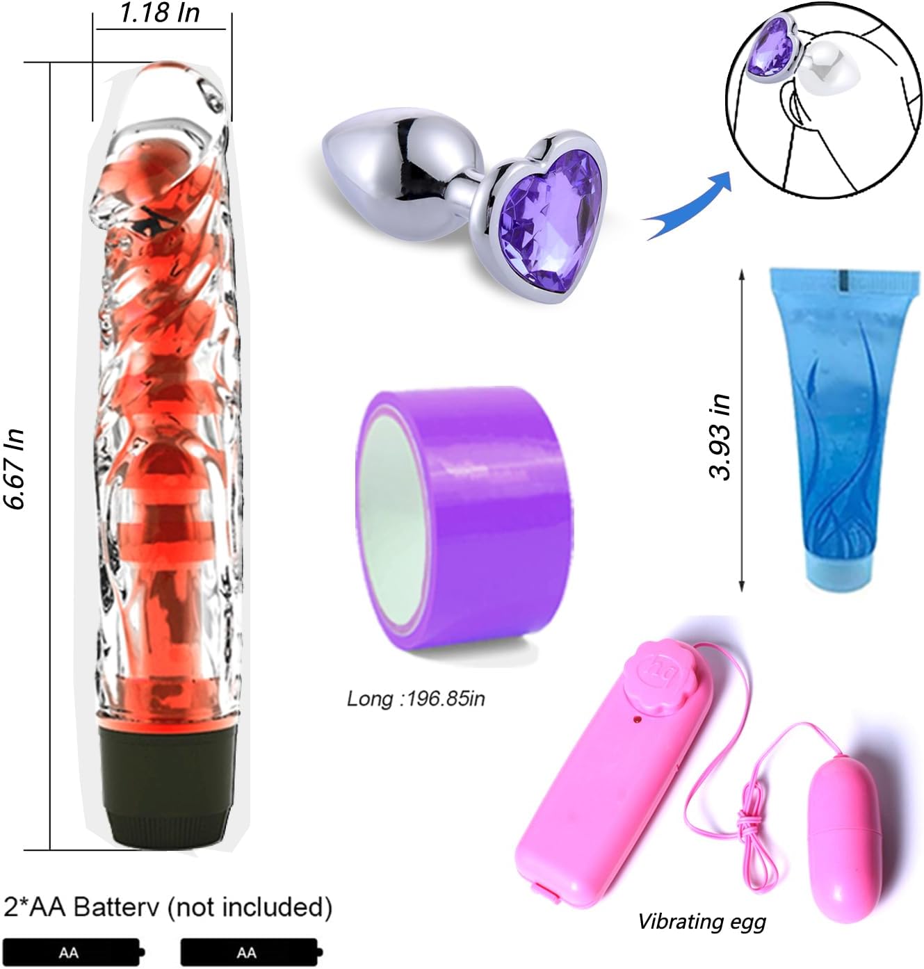 LustMotion 32PCs BDSM Sex Kit