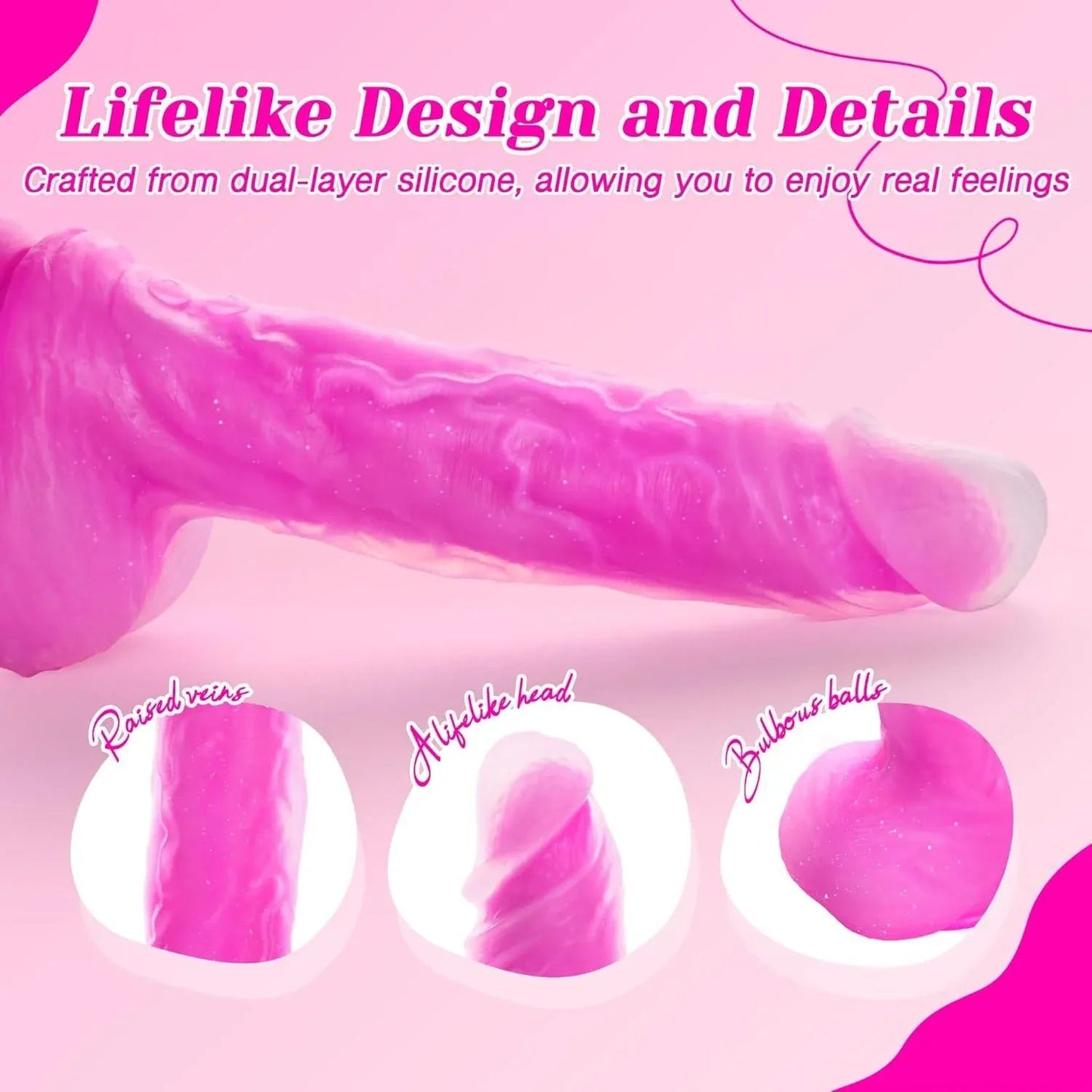 JeliVoy Thrusting Dildo Vibrator