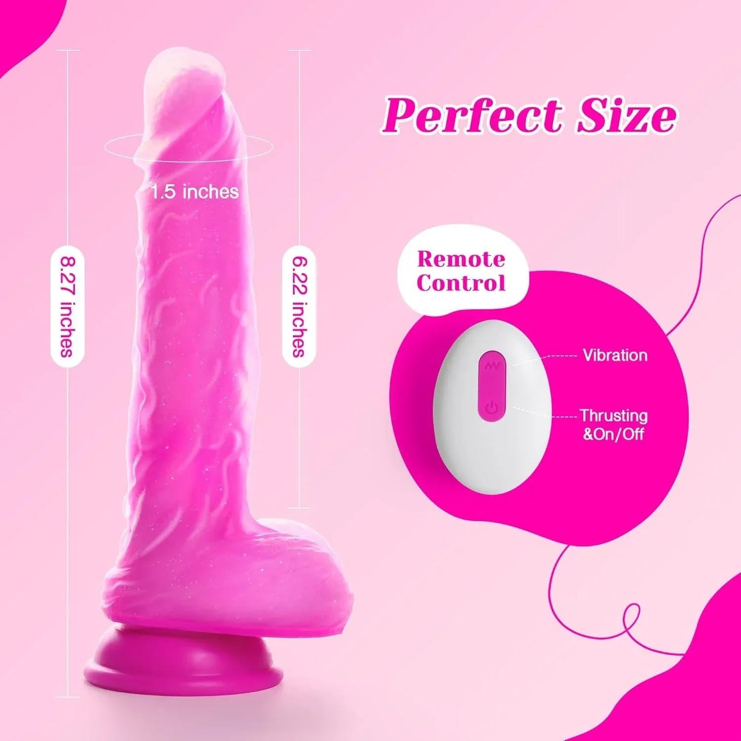 JeliVoy Thrusting Dildo Vibrator