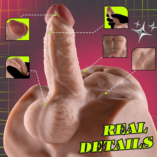 LustTitan Male Thick Dildo Sex Doll