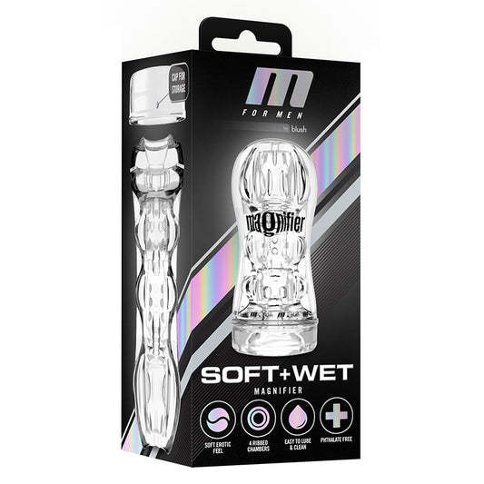 M for Men Soft and Wet Magnifier-Clear