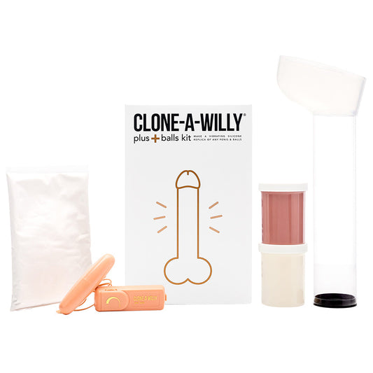 Clone-A-Willy Plus+ Balls Kit - Medium Skin Tone