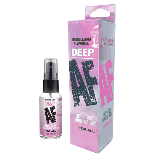 Deep AF Deep Throat Spray - Bubblegum 1oz