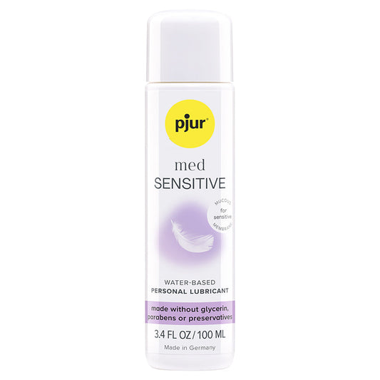 pjur med SENSITIVE Glide Water-based Intimate Personal Lubricant 3.4oz