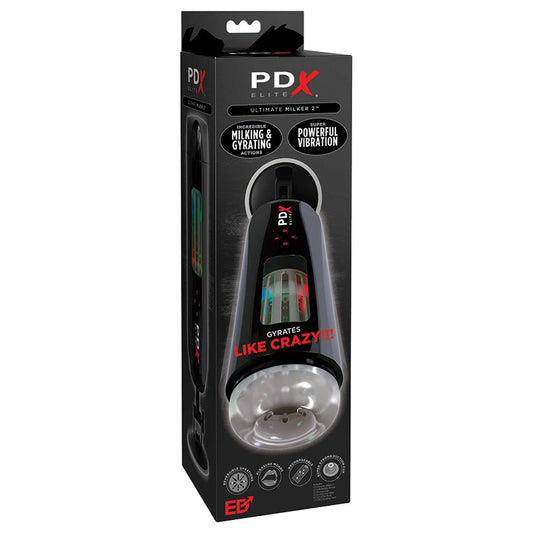PDX Elite Ultimate Milker 2 - Clear