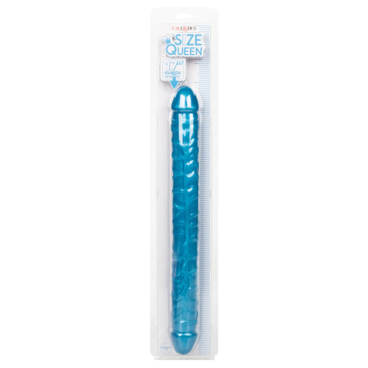 Size Queen Double Dildo-Blue 17"
