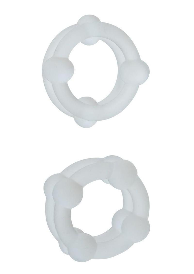 Alpha Liquid Silicone Double Stacker Rings