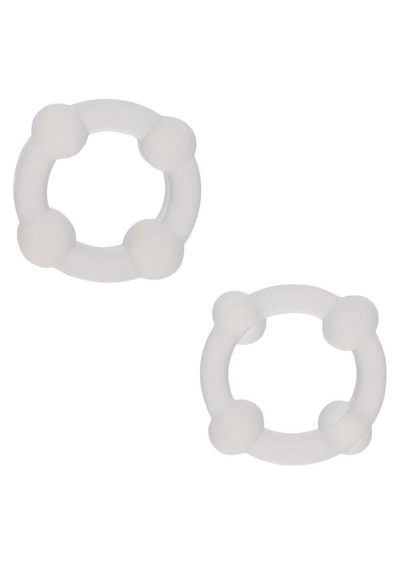Alpha Liquid Silicone Double Stacker Rings