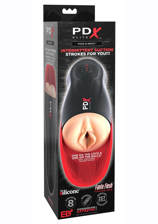 Pdx Elite Fuck-O-Matic Stroker Rechargeable Masturbator - Pussy