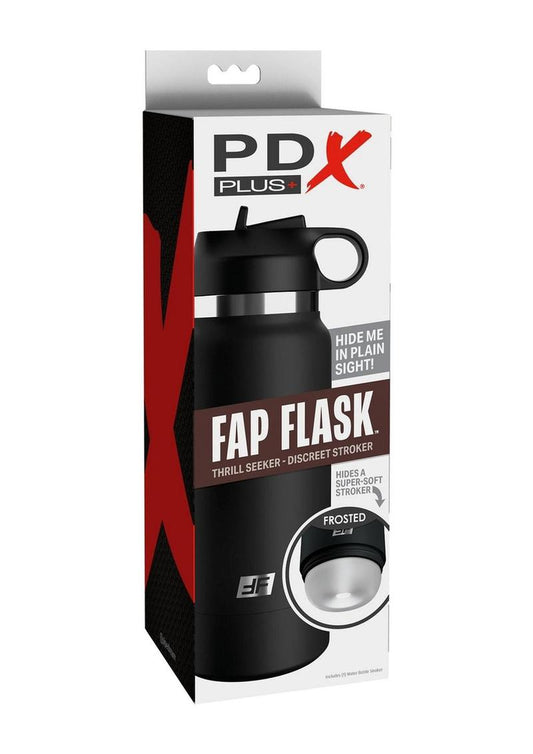 Pdx Plus Fap Flask Thrill Seeker Stroker - Frosted