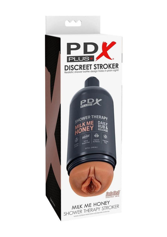 Pdx Plus Shower Therapy Milk Mehoney Discreet Stroker