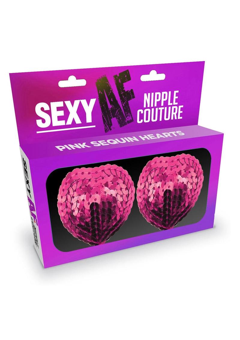 Sexy AF Hearts Nipple Couture Silicone Pasties