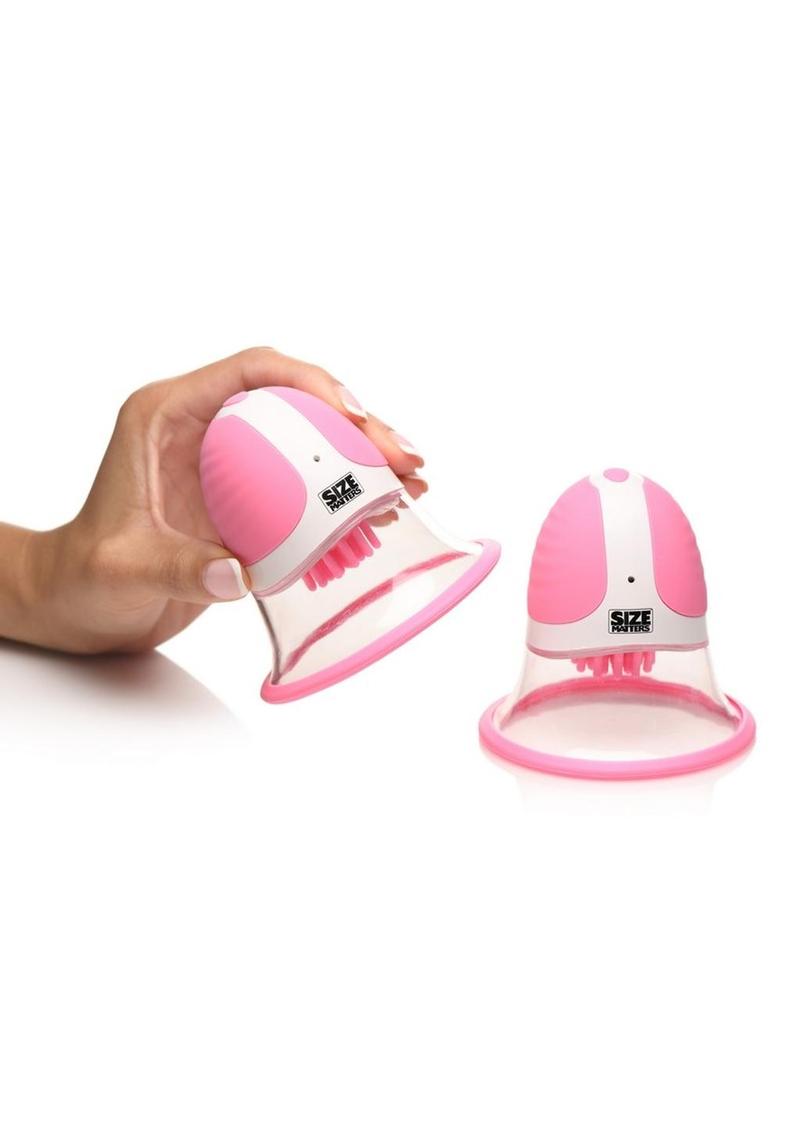 Size Matters 10x Rotating Silicone Nipple Suckers with 4 Attachments